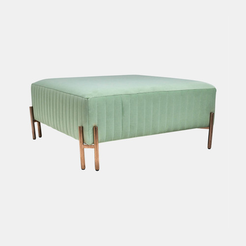 sagebrook home Square Ottoman - Green Kd Wishlist Create New