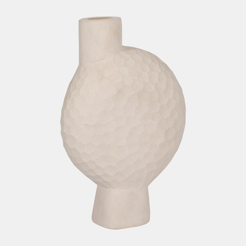 Sagebrook Home Stone 11" Hammered Vase Natual Wishlist Create New