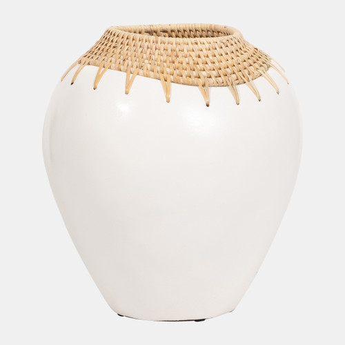 Sagebrook Home Terracotta 10"h Vase White/brown Wishlist Create New
