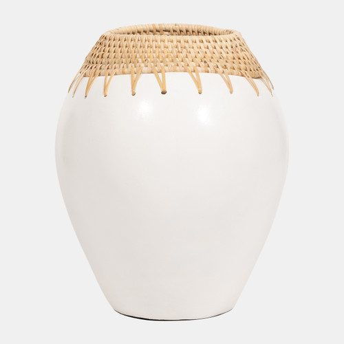 Sagebrook Home Terracotta 10"h Vase White/brown Wishlist Create New