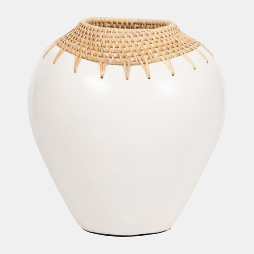 sagebrook home Terracotta 10"h Vase White/brown Wishlist Create New