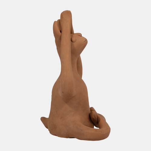 Sagebrook Home Terracotta 10" Salutation Yoga Bunny Natural Wishlist Create New