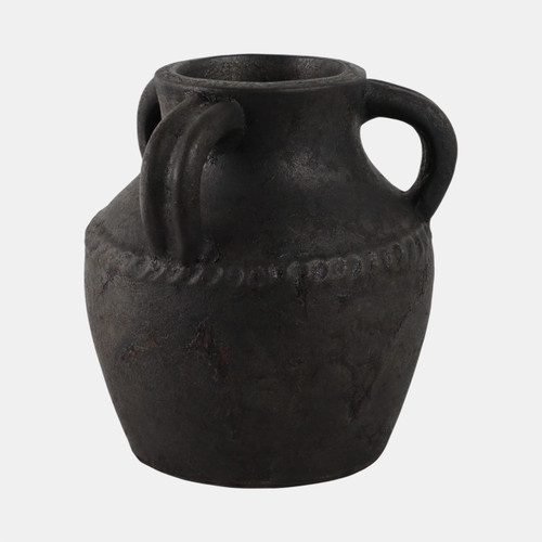 Sagebrook Home Terracotta 10" Triple Handle Jug Black Wishlist Create New