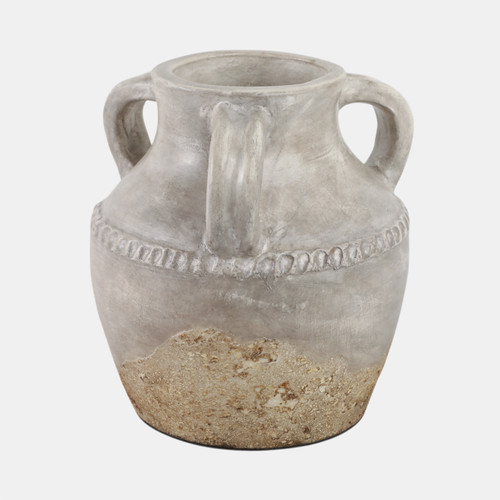 sagebrook home Terracotta 10" Triple Handle Jug Reactive Glaze Wishlist Create New