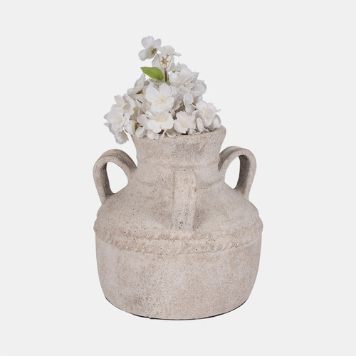 Sagebrook Home Terracotta 12" Triple Handle Jug Ivory Wishlist Create New