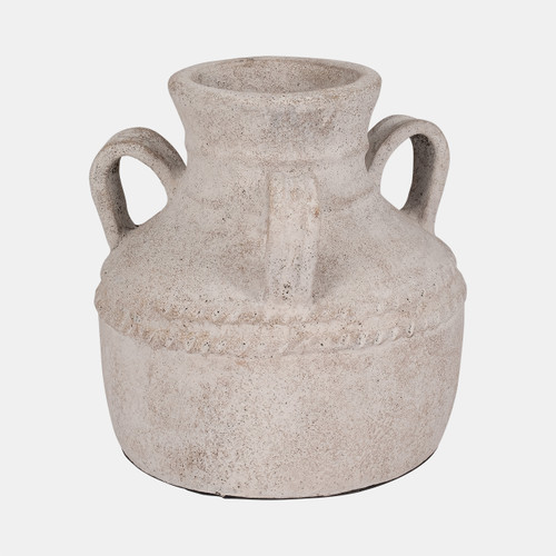 sagebrook home Terracotta 12" Triple Handle Jug Ivory Wishlist Create New