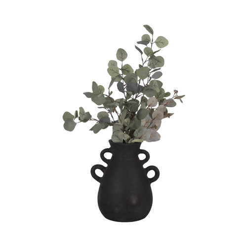 Sagebrook Home Terracotta 12" Vase With 4 Handles Black Wishlist Create New