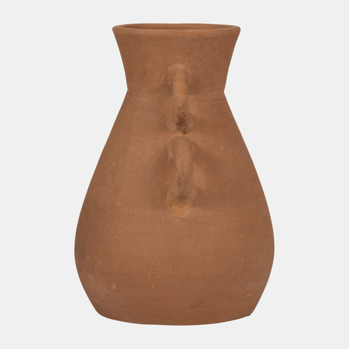 Sagebrook Home Terracotta 12" Vase With 4 Handles Natural Wishlist Create New
