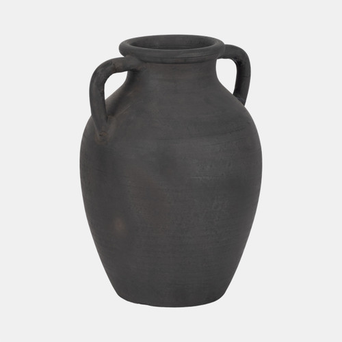 Sagebrook Home Terracotta 13" Vase With Handles Black Wishlist Create New