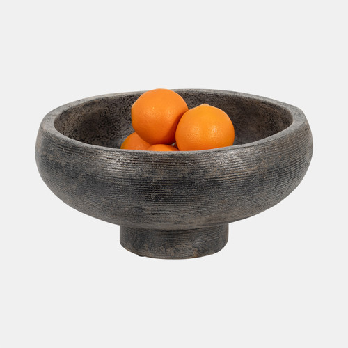 Sagebrook Home Terracotta 14" Etched Bowl On Stand Multi Wishlist Create New