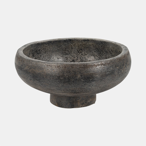 sagebrook home Terracotta 14" Etched Bowl On Stand Multi Wishlist Create New