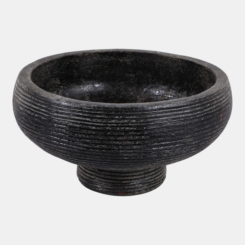 sagebrook home Terracotta 14" Etched Bowl On Stand Multi Wishlist Create New