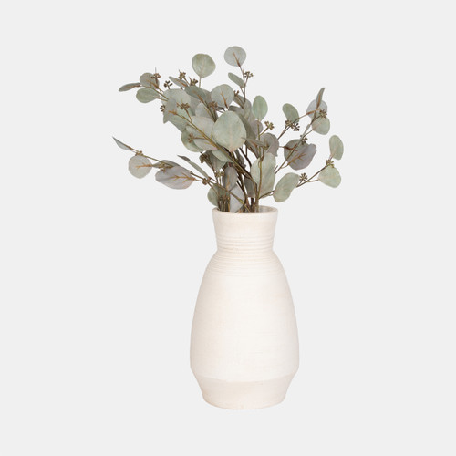 Sagebrook Home Terracotta 15" Vase With Ring At Neck Ivory Wishlist Create New