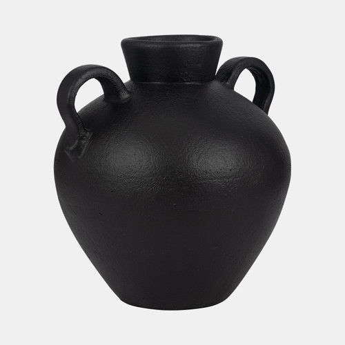 Sagebrook Home Terracotta 16" Organic Jug With 2 Handles Black Wishlist Create New