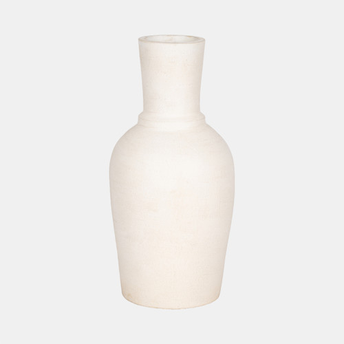 Sagebrook Home Terracotta 16" Vase With Ring At Neck Ivory Wishlist Create New
