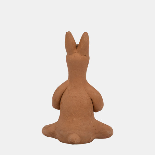 Sagebrook Home Terracotta 7" Namaste Yoga Bunny Natural Wishlist Create New