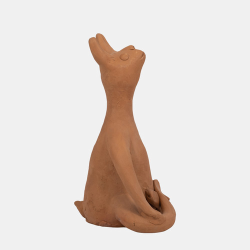Sagebrook Home Terracotta 9" Om Yoga Bunny Natural Wishlist Create New