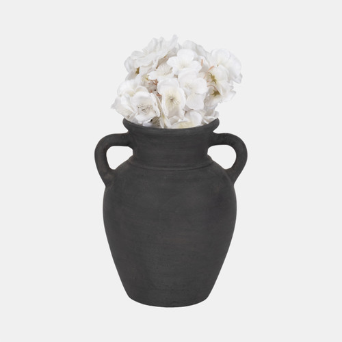 Sagebrook Home Terracotta 9" Vase With Handles Black Wishlist Create New