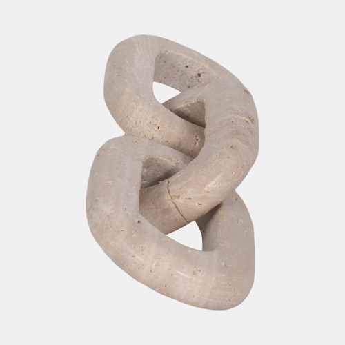 Sagebrook Home Travertine 14" 3 Link Chain Decor Tan Wishlist Create New