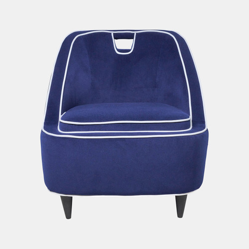 Sagebrook Home Two-toned Accent Chair - Dark Blue Kd Wishlist Create New