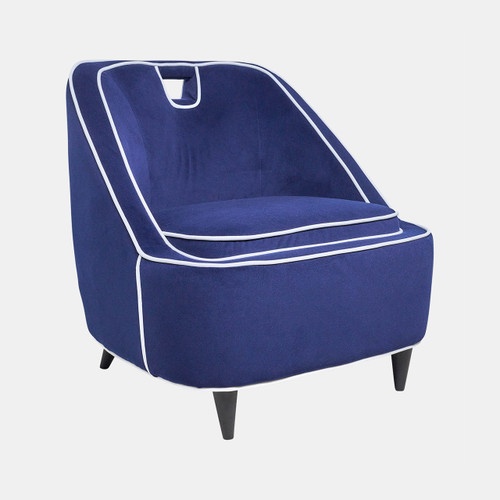 sagebrook home Two-toned Accent Chair - Dark Blue Kd Wishlist Create New