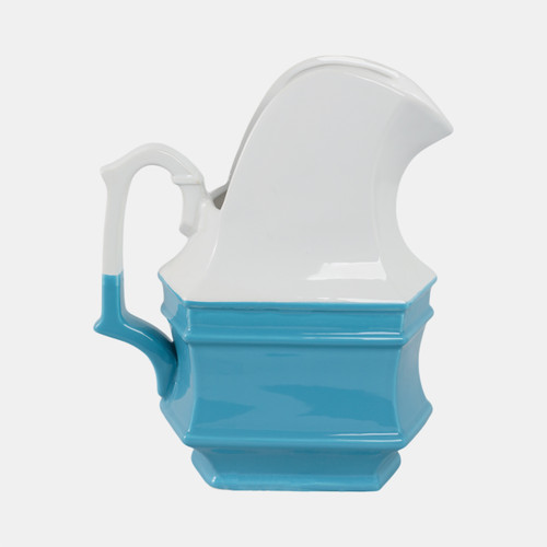 sagebrook home White/blue Ceramic Pitcher Wishlist Create New