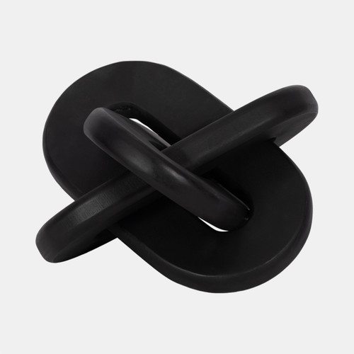 Sagebrook Home Wood 10" Decorative Knot Black Wishlist Create New