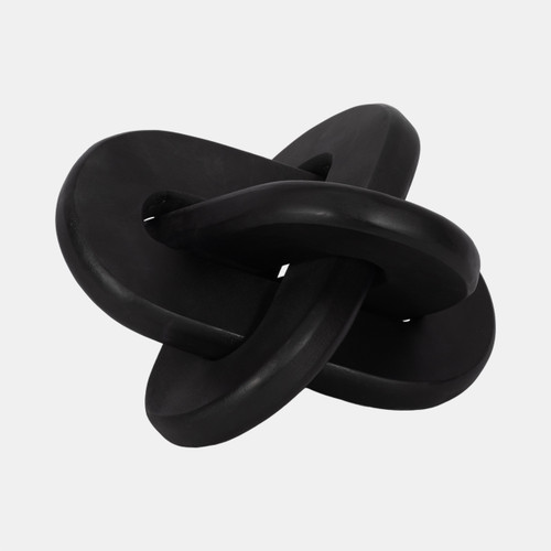 Sagebrook Home Wood 10" Decorative Knot Black Wishlist Create New