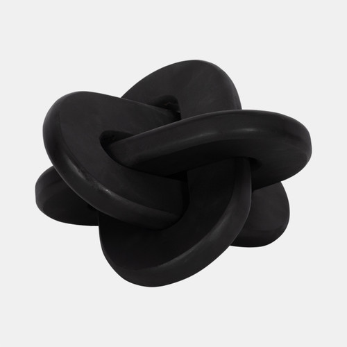 sagebrook home Wood 10" Decorative Knot Black Wishlist Create New