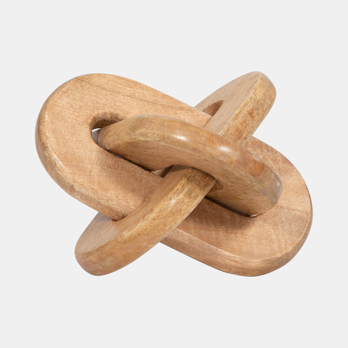 Sagebrook Home Wood 10" Decorative Knot Natural Wishlist Create New