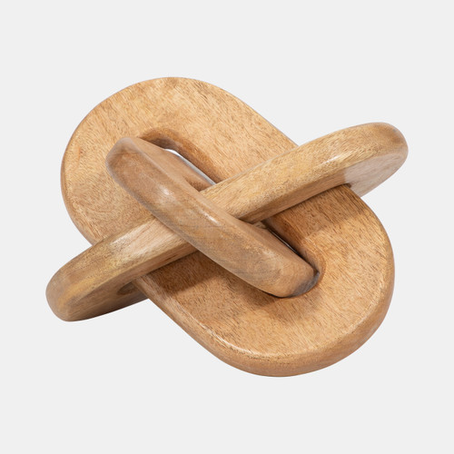 Sagebrook Home Wood 10" Decorative Knot Natural Wishlist Create New