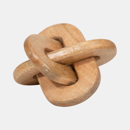 sagebrook home Wood 10" Decorative Knot Natural Wishlist Create New
