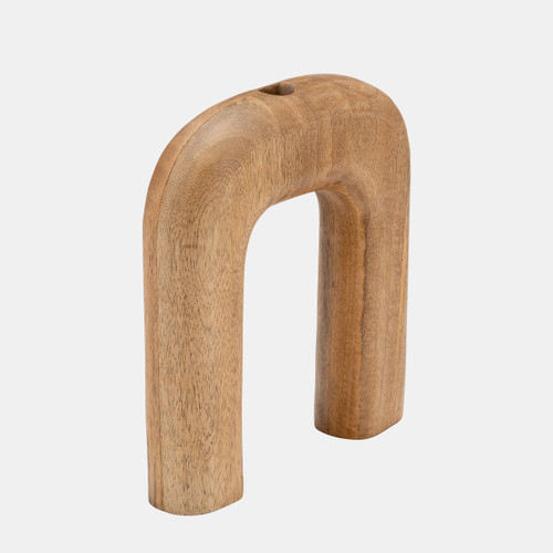 Sagebrook Home Wood 10"h Horseshoe Vase Brown Wishlist Create New