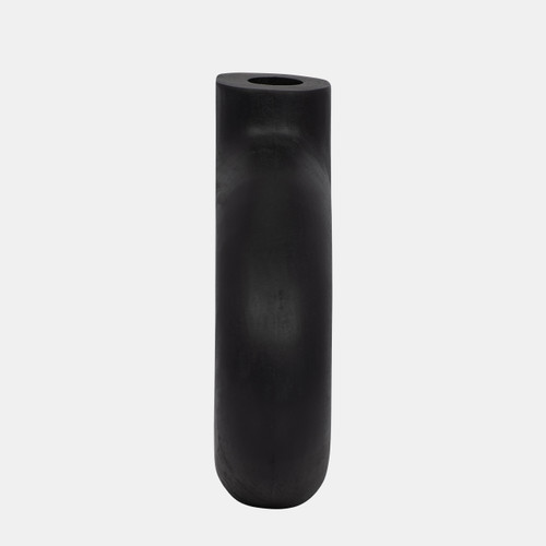 Sagebrook Home Wood 10x7"h Cut-out Vase Black Wishlist Create New