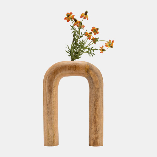 Sagebrook Home Wood 11"h Horseshoe Vase Brown Wishlist Create New