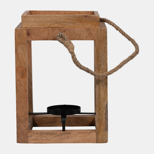 Sagebrook Home Wood 11"h Open Lantern Holder Brown Wishlist Create New