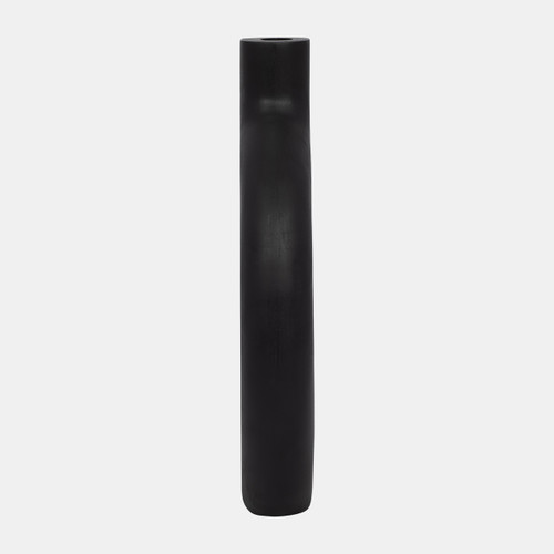 Sagebrook Home Wood 14"h Cut-out Vase Black Wishlist Create New