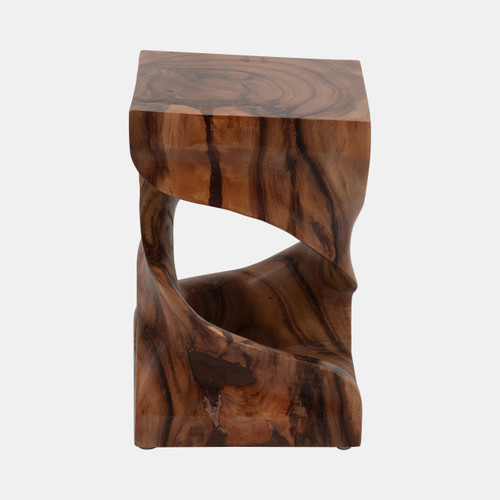 sagebrook home Wood 18" Twisted Accent Table Natural Wishlist Create New
