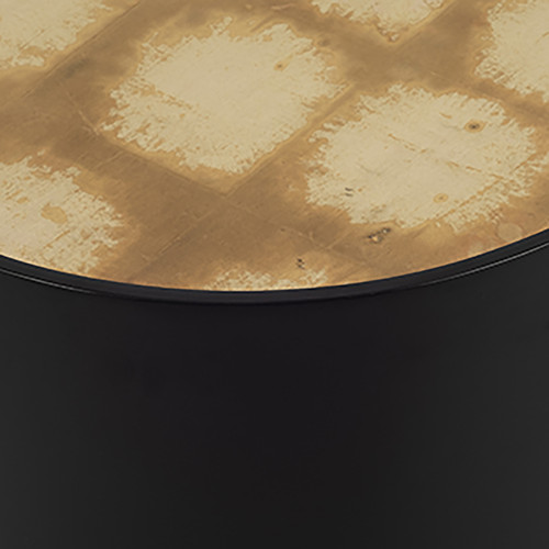 Sagebrook Home Wood 24" Gold Leaf Top Side Table Blk/gld Wishlist Create New