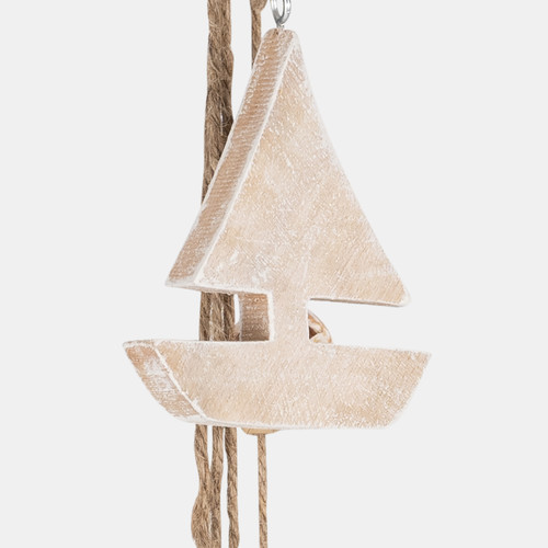 Sagebrook Home Wood 40"h Hanging Sailboat Blue/white Wishlist Create New
