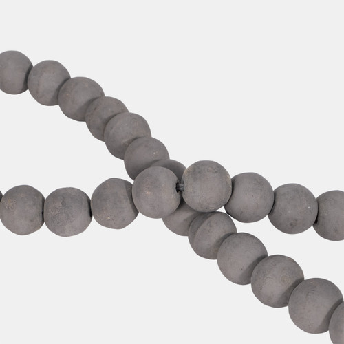 Sagebrook Home Wood 45x.75 Beads Gray Wishlist Create New