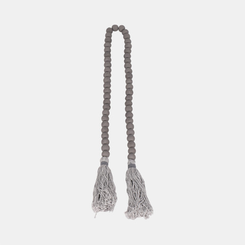 sagebrook home Wood 45x.75 Beads Gray Wishlist Create New