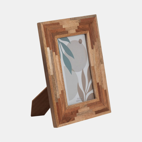 Sagebrook Home Wood 4x6 Layers Photo Frame Natural Wishlist Create New