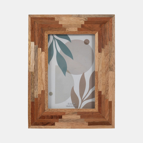 sagebrook home Wood 4x6 Layers Photo Frame Natural Wishlist Create New