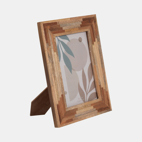 Sagebrook Home Wood 5x7 Layers Photo Frame Natural Wishlist Create New