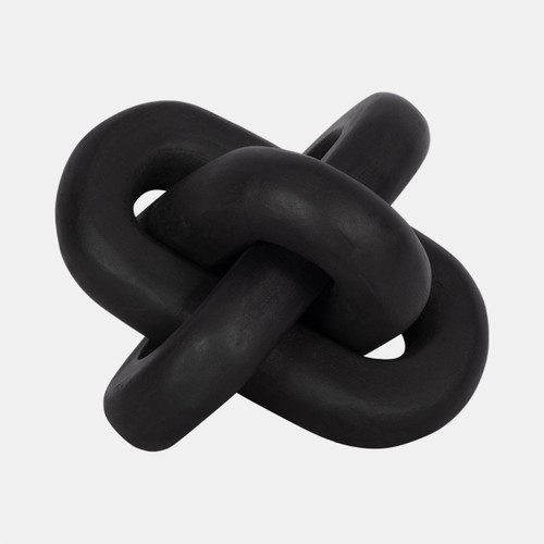 sagebrook home Wood 6" Decorative Knot Black Wishlist Create New