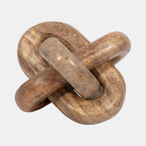 sagebrook home Wood 6" Decorative Knot Natural Wishlist Create New