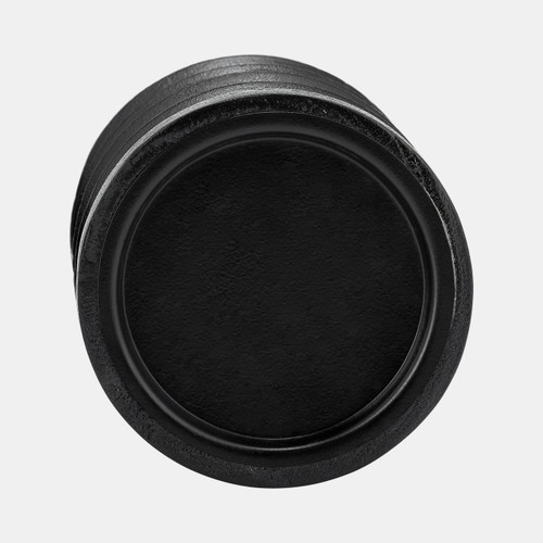 Sagebrook Home Wood 6"h Accordion Candle Holder Black Wishlist Create New