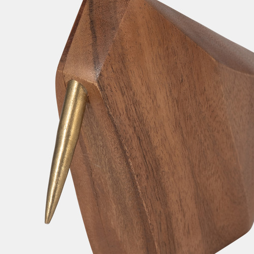 Sagebrook Home Wood 6" Sitting Bird Brown Wishlist Create New