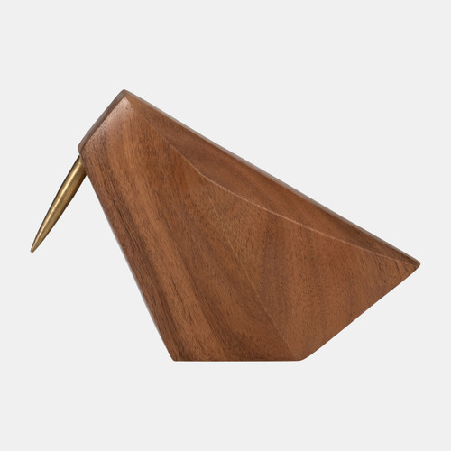 sagebrook home Wood 6" Sitting Bird Brown Wishlist Create New